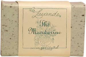 La Lavande Broyee Soap - Th̩ Mandarine (Mandarin Tea) - 100gm - Hampton Court Essential Luxuries