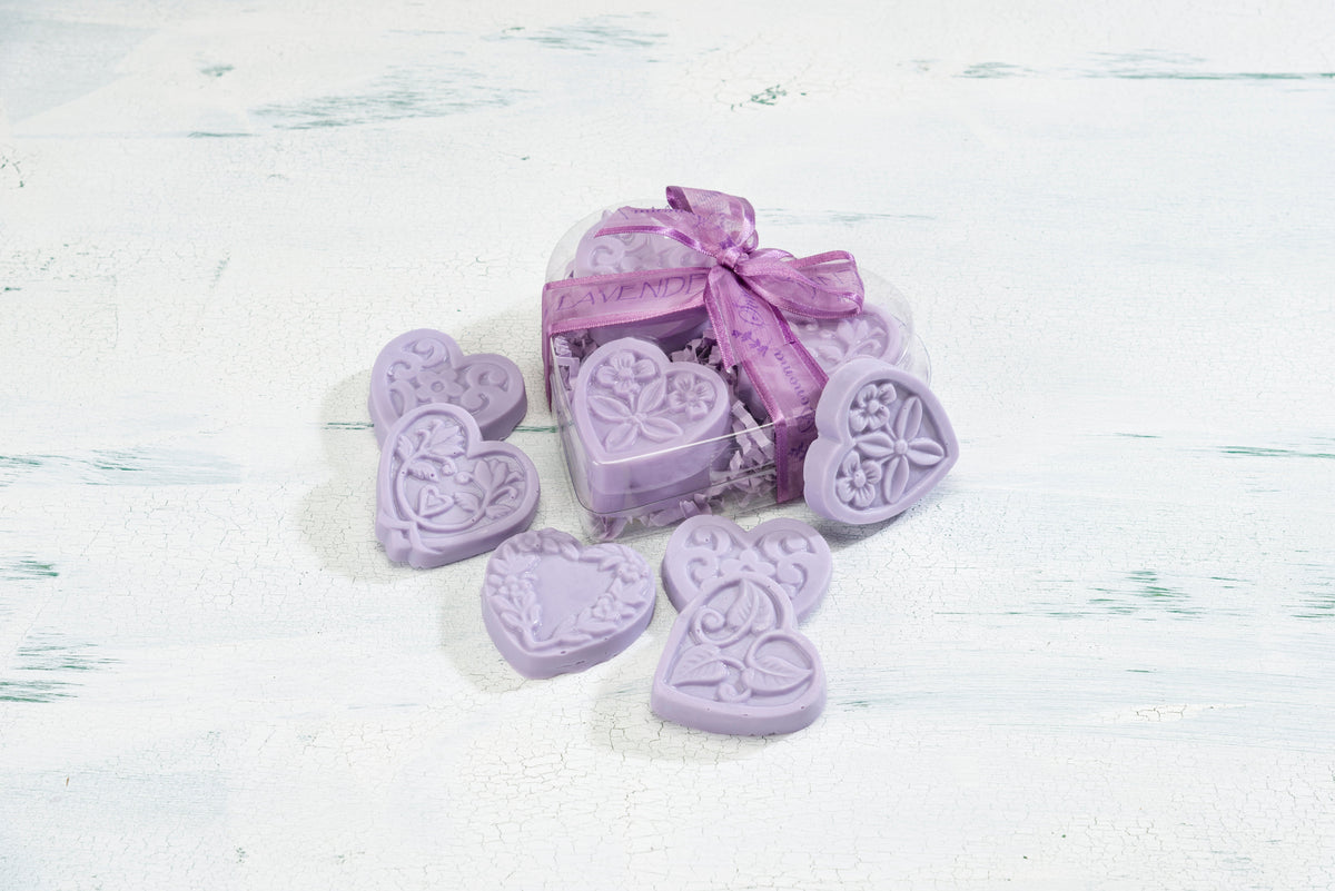 Sonoma Lavender Heart Gift Soap Set