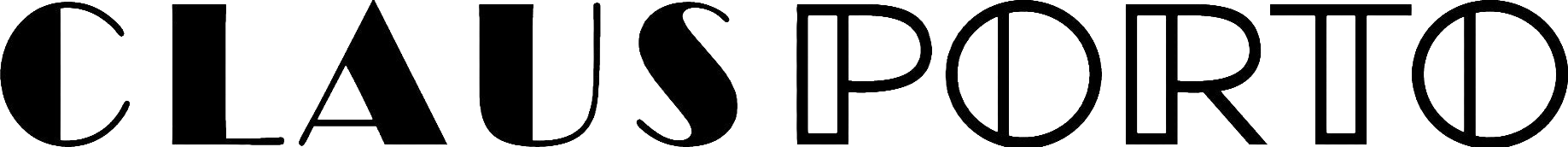 Black text reading "CLAUS PORTO" on a plain white background.