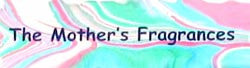 Text "The Mother's Fragrances" in a whimsical font on a pastel marbled background of pink, blue, and green swirls.