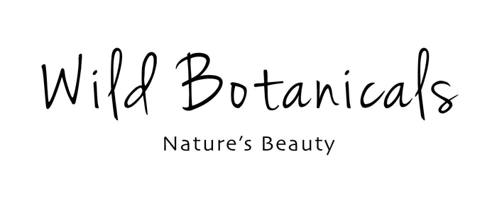 Text logo reading "Wild Botanicals" in a handwritten style, with "Nature's Beauty" in smaller, simple font below.