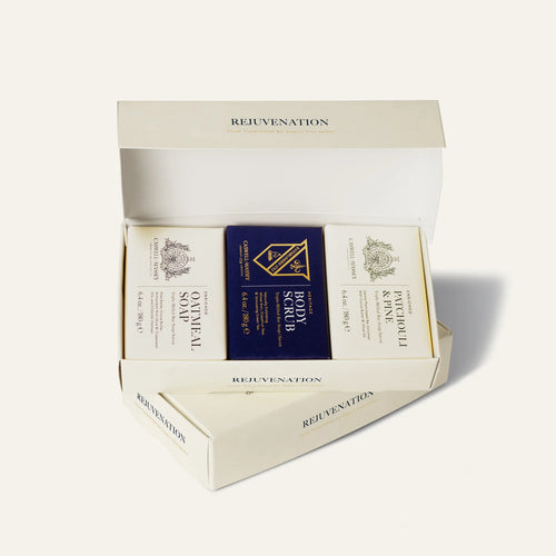Caswell-Massey Rejuvenation Natural Soap Gift Set, Plant-Based