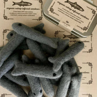 Ciao Gatto Cat Market - Organic Catnip Infused Wool Sardines 