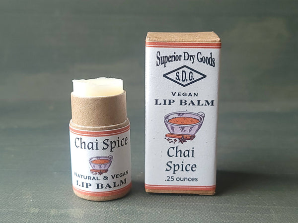 Superior Dry Goods Chai Spice Lip Balm | All Natural