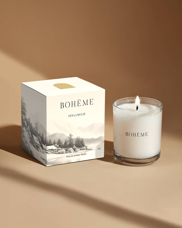 Boheme Fragrances Idyllwild Candle - Pine, Cedarwood & Amber Resin