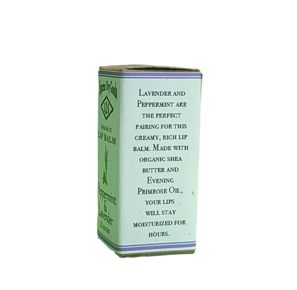 Superior Dry Goods Peppermint & Lavender Lip Balm | Organic