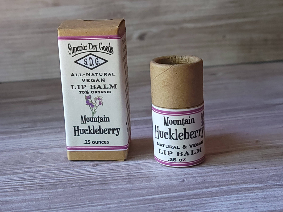 Superior Dry Goods Mountain Huckleberry Lip Balm | Natural