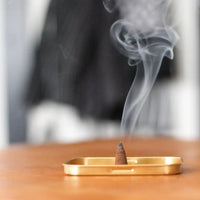 Commonwealth Provisions - Patchouli + Driftwood Incense Cones, Tin of 30