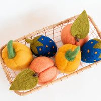 MODERNBEAST DOGGY PEACH Wool Dog Toy