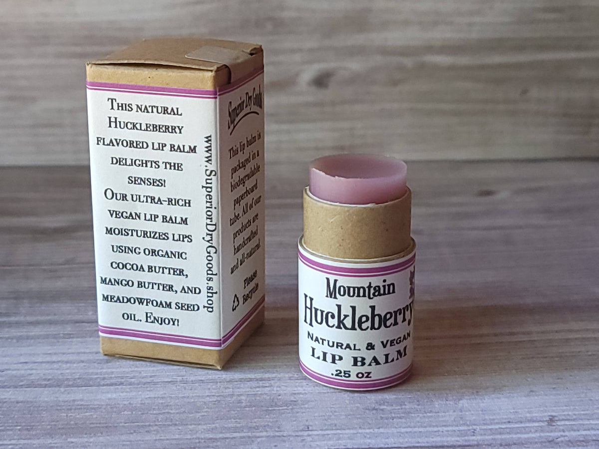 Superior Dry Goods Mountain Huckleberry Lip Balm | Natural