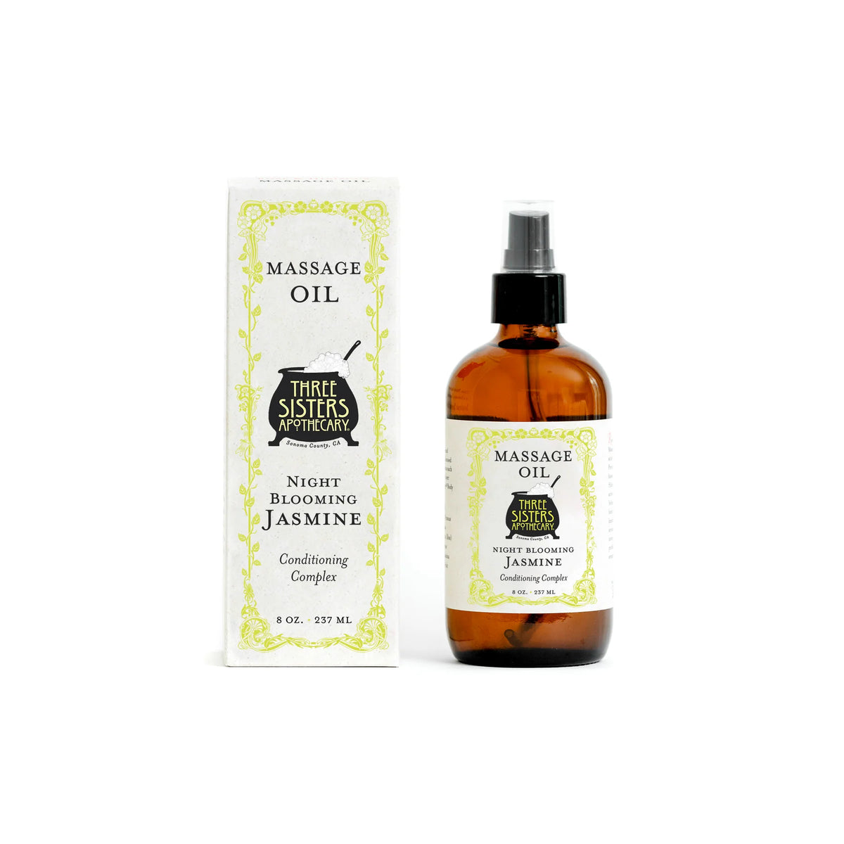 Three Sisters Apothecary Night Blooming Jasmine Massage Oil