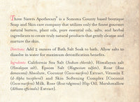 Three Sisters Apothecary Rose & Coconut Milk Bath Salt Soak