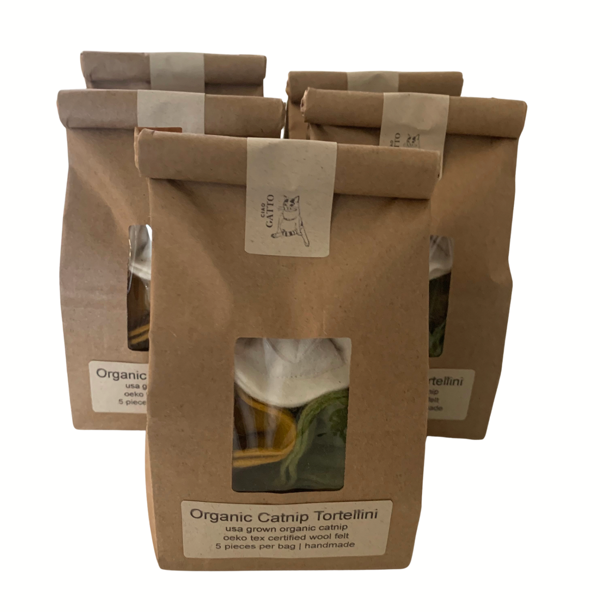 Ciao Gatto Cat Market - La Pasta Di Gatto Organic Catnip Tortellini 