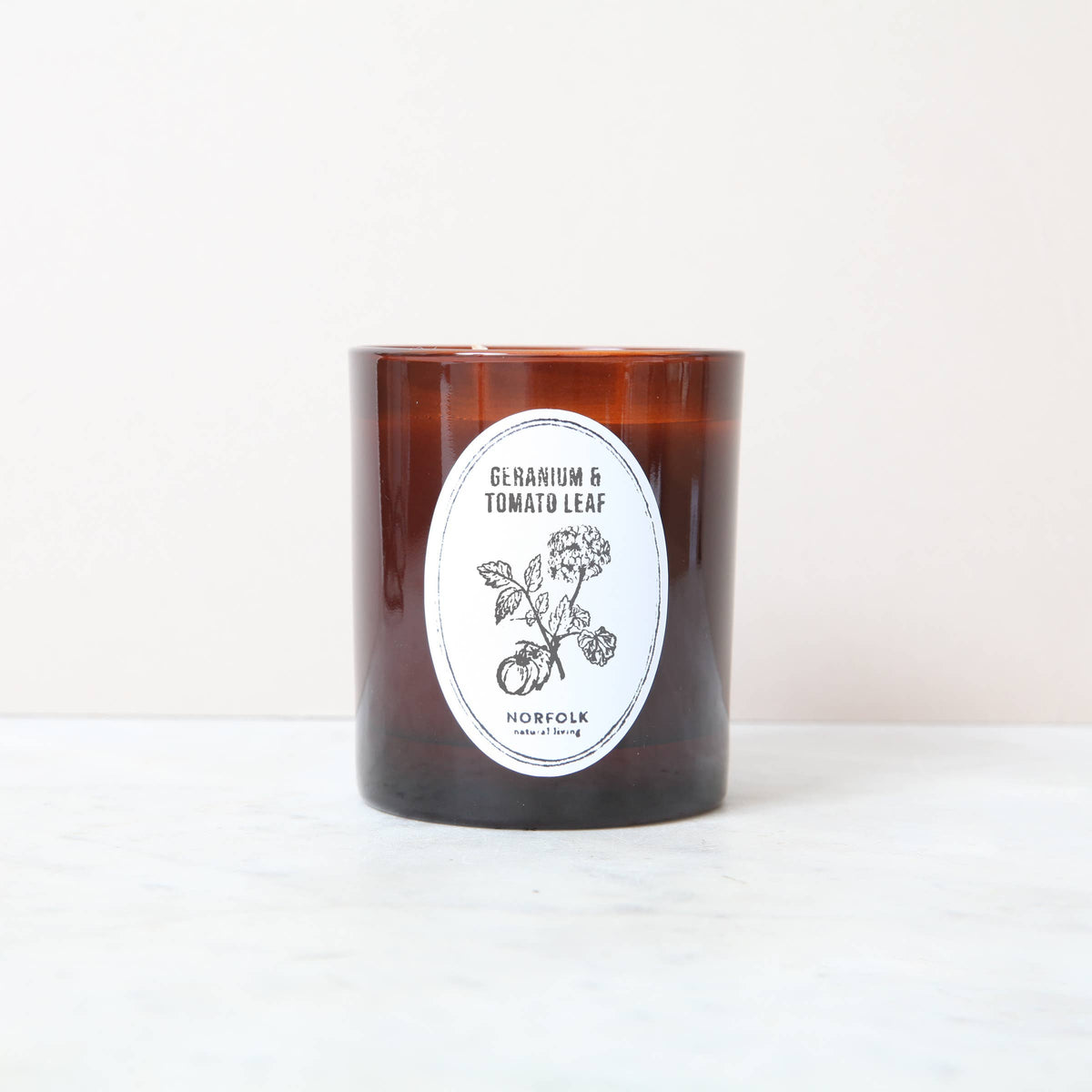 Norfolk Natural Living Geranium & Tomato Candle -  8oz