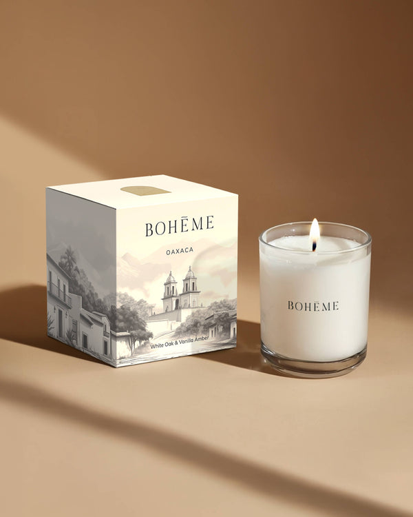 Boheme Fragrances Oaxaca Wholesale Candle – White Oak, Amber & Vanilla