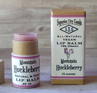 Superior Dry Goods Mountain Huckleberry Lip Balm | Natural