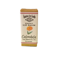 Superior Dry Goods Calendula Lip Balm | Paperboard Tube | Natural & Organic