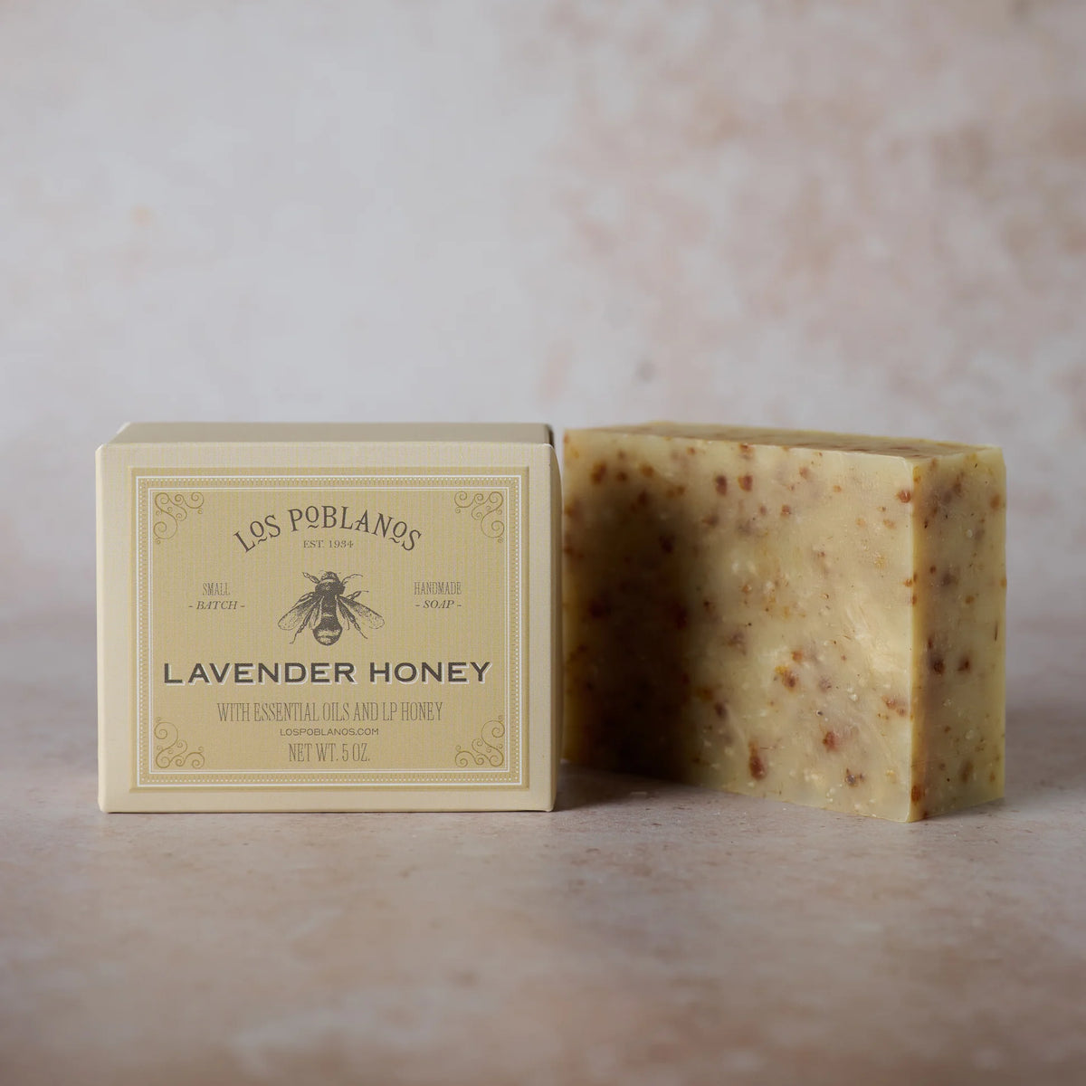 Los Poblanos Lavender Honey Bar Soap - Hampton Court Essential Luxuries