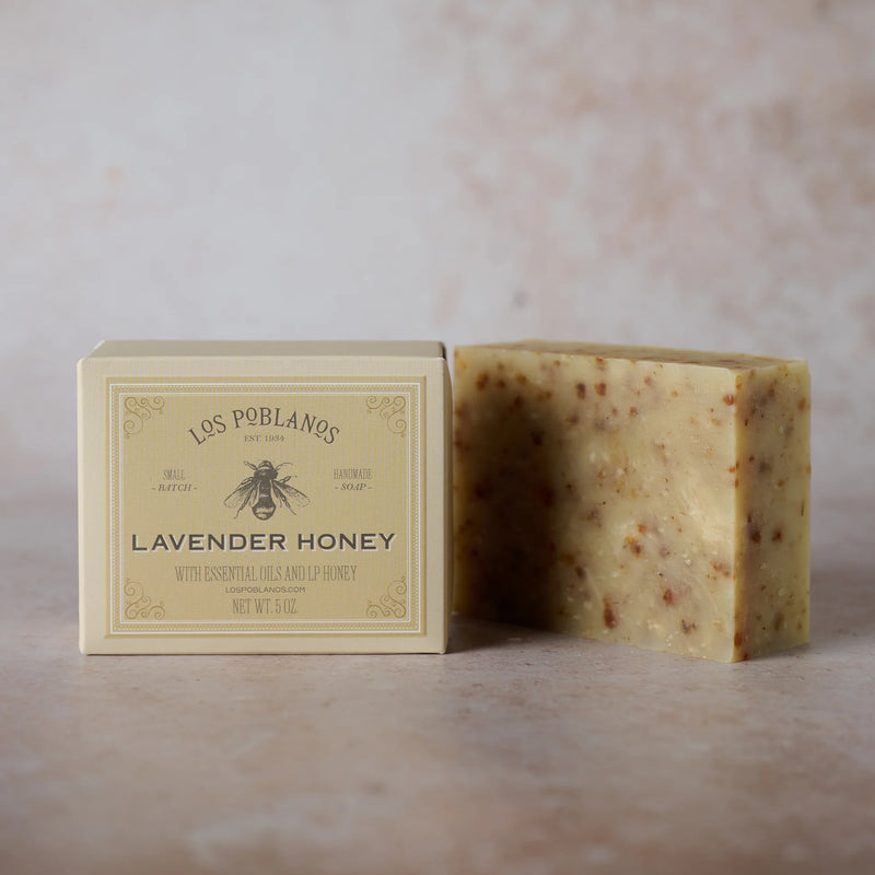 Los Poblanos Lavender Honey Bar Soap - Hampton Court Essential Luxuries