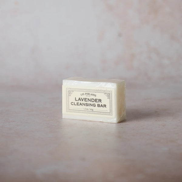 The Los Poblanos Lavender Cleansing Bar by Los Poblanos delivers a pH-balanced cleanse and gentle skin care in a beautifully labeled bar.