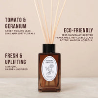 Norfolk Natural Living Geranium & Tomato Reed Diffuser Set 100ml