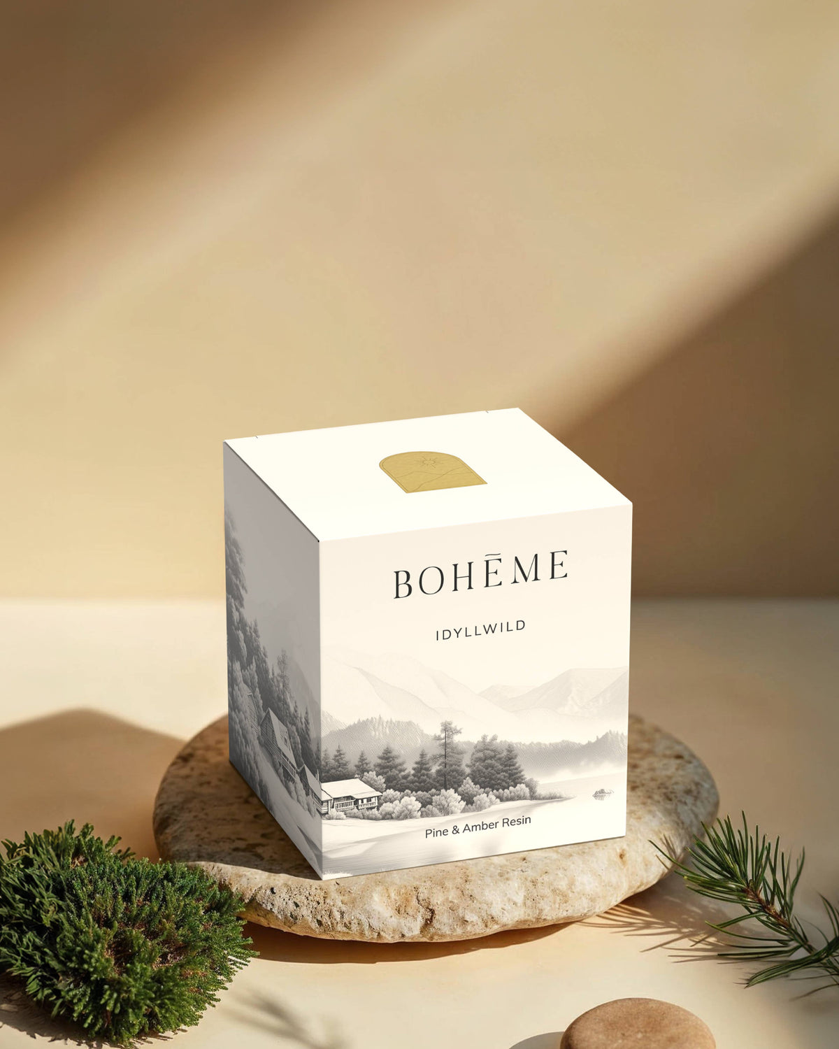 Boheme Fragrances Idyllwild Candle - Pine, Cedarwood & Amber Resin