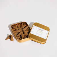 Commonwealth Provisions - Eucalyptus + Sea Salt Incense Cones, Tin of 30