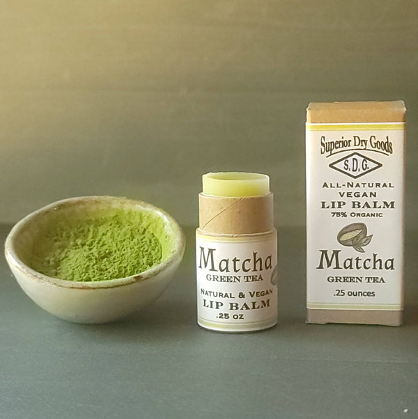 Superior Dry Goods Matcha Green Tea Lip Balm | All Natural