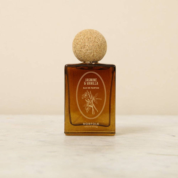 Norfolk Natural Living - UK ONLY - Parfum - Jasmine & Vanilla 50ml - Hampton Court Essential Luxuries