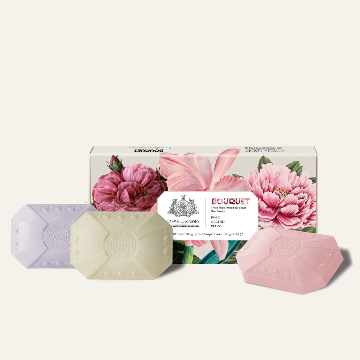 Caswell-Massey Three-Soap Set - Bouquet