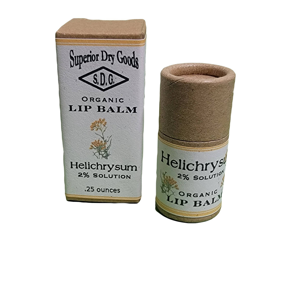 Superior Dry Goods Helichrysum Lip Balm | Natural & Organic