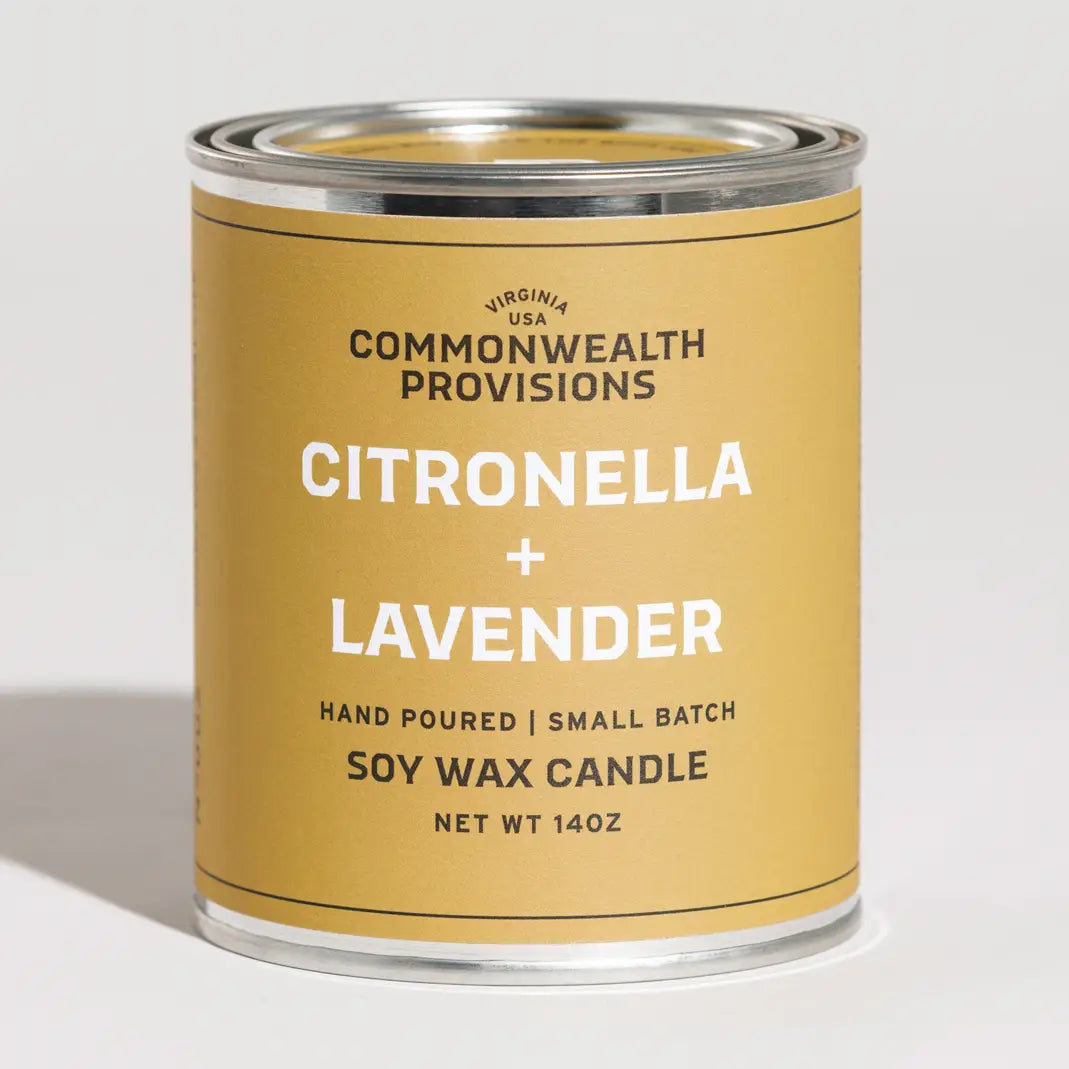 Candela alla citronella e alla lavanda di Commonwealth Provisions 