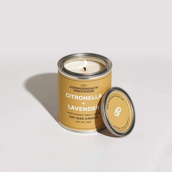 Commonwealth Provisions Citronella + Lavender Candle