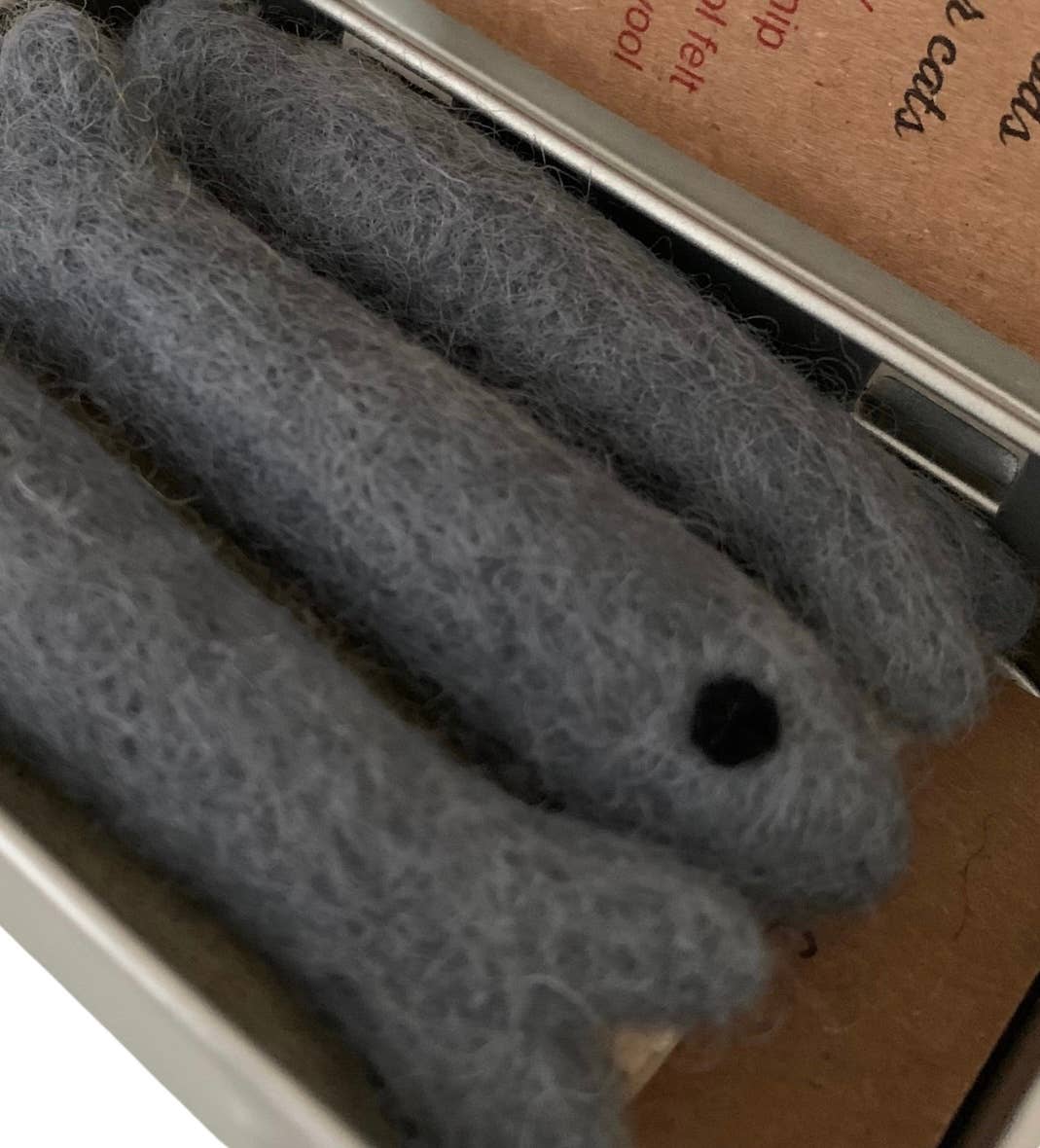 Ciao Gatto Cat Market - Organic Catnip Infused Wool Sardines 