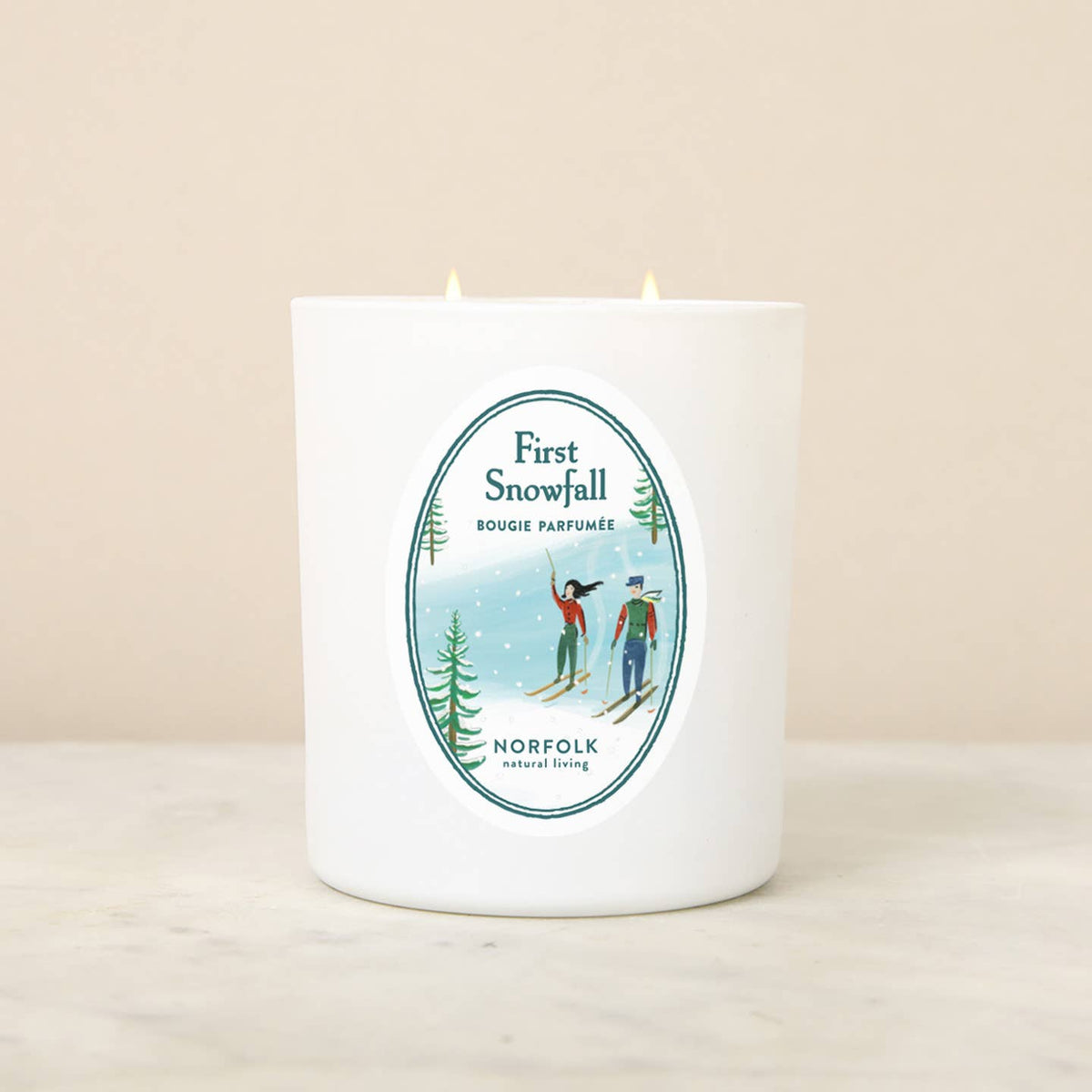 Norfolk Natural Living First Snowfall Christmas Candle - 8oz
