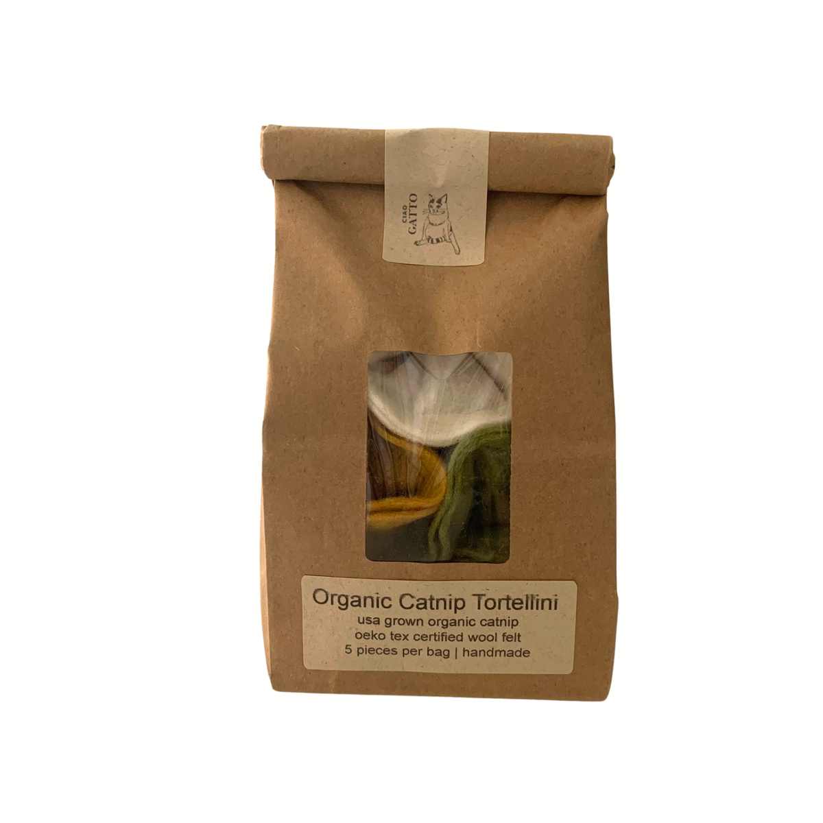 Ciao Gatto Cat Market - La Pasta Di Gatto Organic Catnip Tortellini 