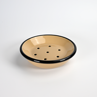Earth & Nest Soap Dish Enamel Round