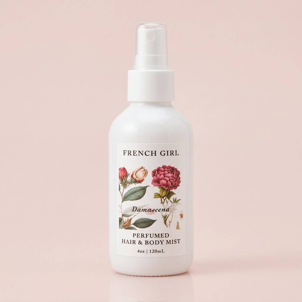 FRENCH GIRL  Perfumed Hair & Body Mist  Alcohol-Free Vegan  -5 Scents