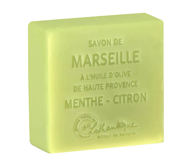 Lothantique Les Savons de Marseille 100g Soap Mint-Lemon