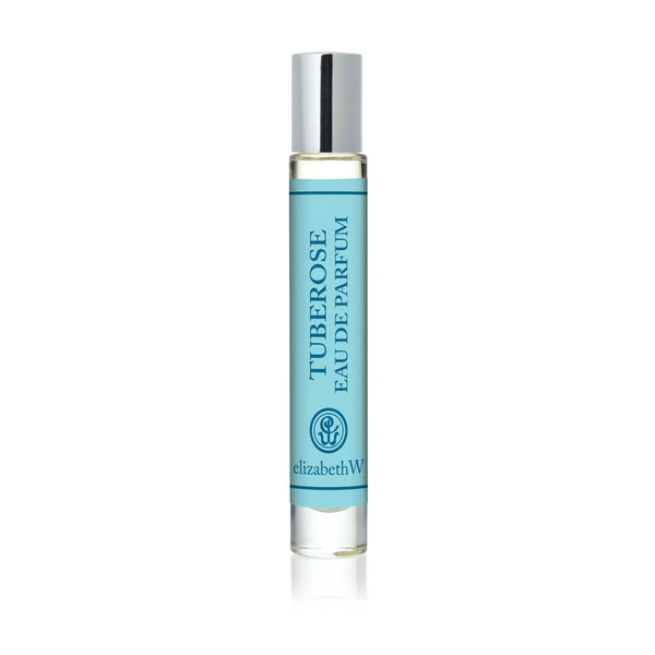 The elizabeth W Botanist's Scent Lab Tuberose Rollerball offers the Tuberose fragrance in a portable format, featuring a sleek design—an elegant scent by elizabeth W perfect for on-the-go application.
