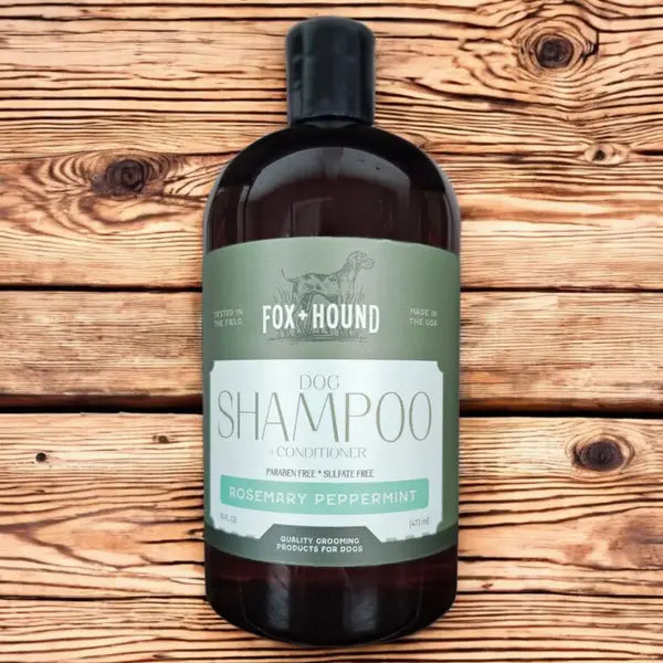 Fox + Hound Rosemary Peppermint Dog Shampoo + Conditioner Repels Fleas