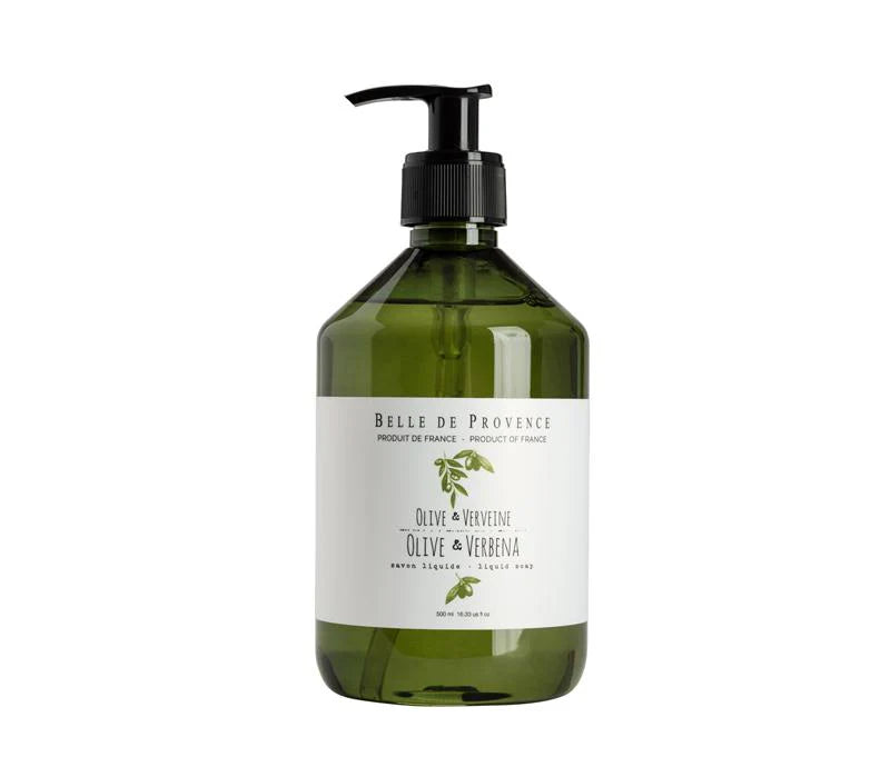 Belle de Provence Olive & Verbena Liquid Soap - Hampton Court Essential Luxuries