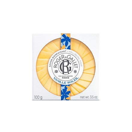 Roger & Gallet Vanille Soleil Wellbeing Soap 3.5 oz - Hampton Court Essential Luxuries