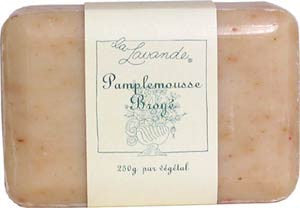 La Lavande Broyee Soap - Pamplemousse (Grapefruit w Peel) - 200gm - Hampton Court Essential Luxuries