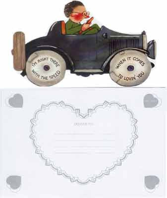 Valentine's Day Greeting Card - I'm Right There With The Speed - Hampton Court Essential Luxuries
