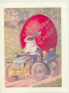 Easter Greeting Card - A Happy Easter Glitter Card - Hampton Court Essential Luxuries