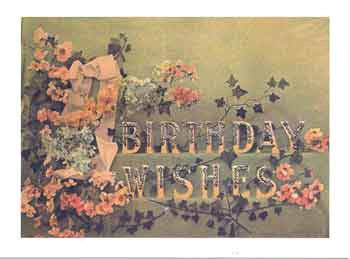 Birthday Greeting Card - Birthday Wishes Glitter Card - Hampton Court Essential Luxuries