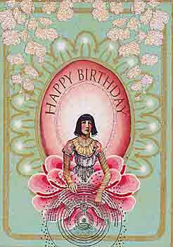 Birthday Greeting Card - Happy Birthday Sparkle Card - Hampton Court Essential Luxuries