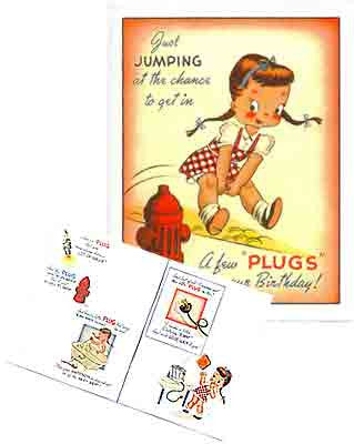Birthday Greeting Card - Just Jumping at the Chance - Hampton Court Essential Luxuries