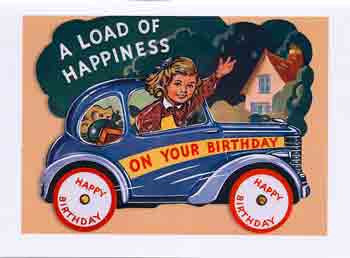 Birthday Greeting Card - A Load of Happiness on Your Birthday - Hampton Court Essential Luxuries